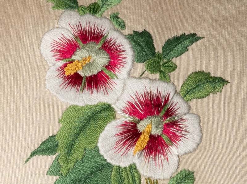 Exhibition: The Language of Flowers – by Richmond & Leyburn Creative Stitchers