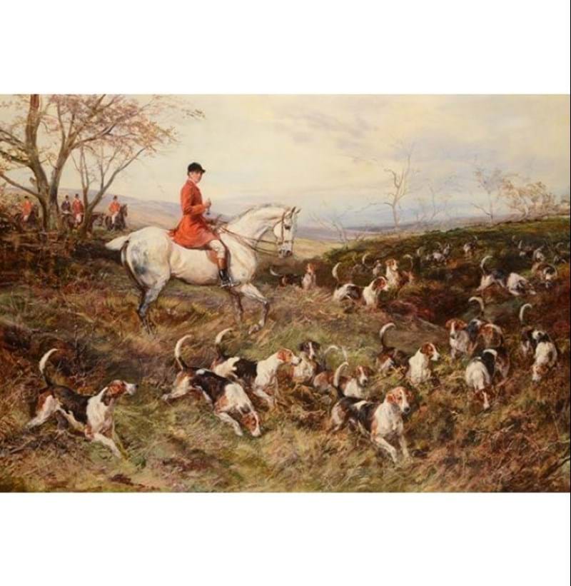 Heywood Hardy (1842-1933), “Master of the Hounds” 