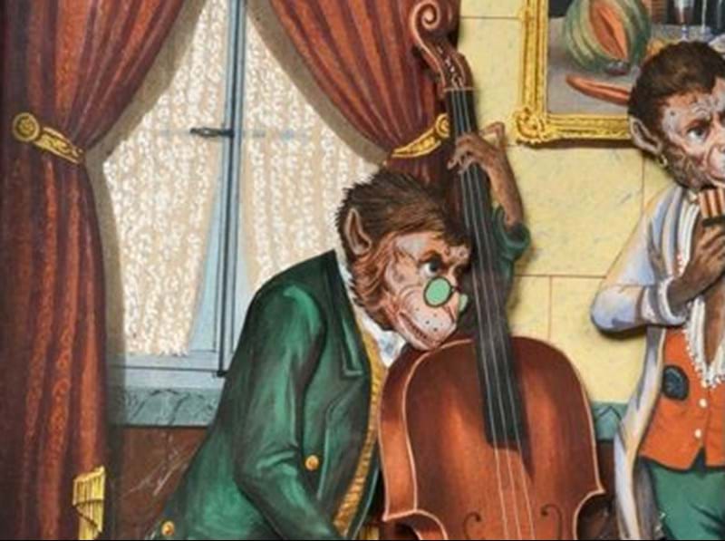 Rare Monkey Orchestra Automaton Picture Sells for £5,000