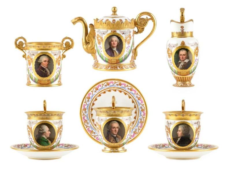 A Tea Service with Royal Provenance Stars in Summer Fine Sale